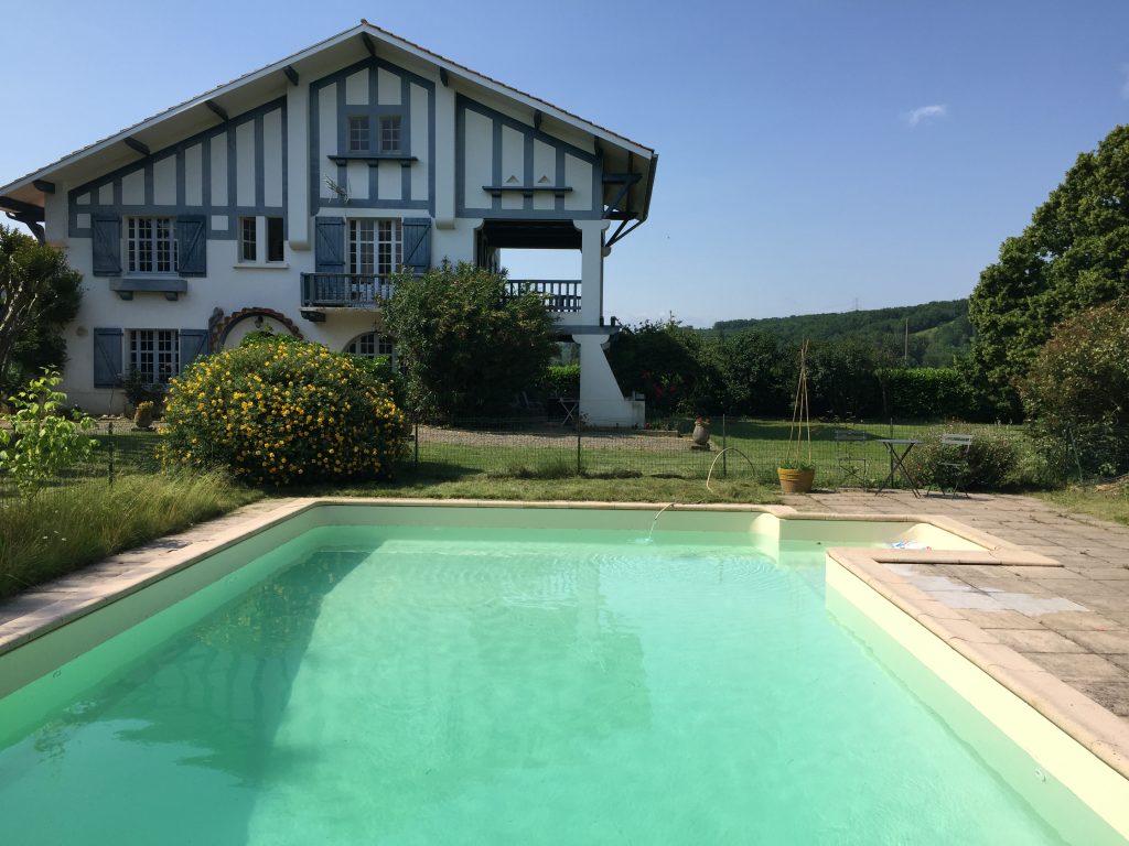 house and pool